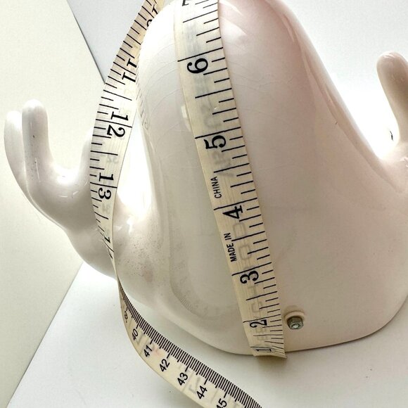 Vintage 1992 NCE Ceramic Ghost Candy Dish With Light-Up Eyes Sound - Picture 3 of 16